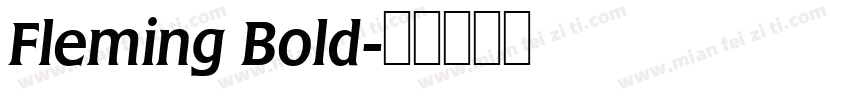 Fleming Bold字体转换